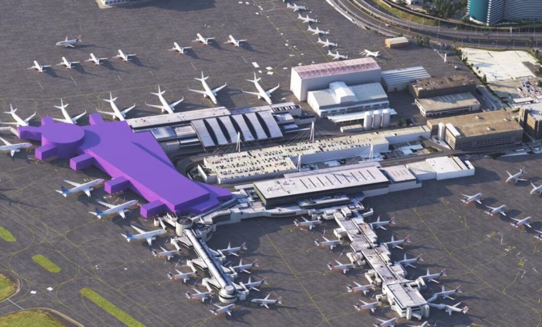 Sydney Airport’s expansion of its domestic terminal complex is forecast to serve more than 70 million passengers by 2045. Picture Supplied.NEWS.COM.AU