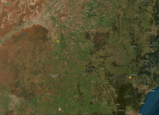 호주 NSW, 하룻밤 사이 두 차례 지진 발생 The quakes occurred just hours apart and in two different parts of the state. (Earthquakes@GA)