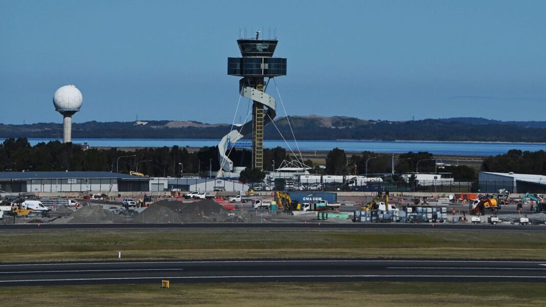 The man was reportedly struck by another vehicle. (Kate Geraghty)_9news