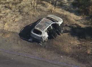 호주 블루마운틴 도로변 주차 화재 차량서 시신 발견 Police are investigating after a body was found inside of a burning car west of Sydney. (9News)