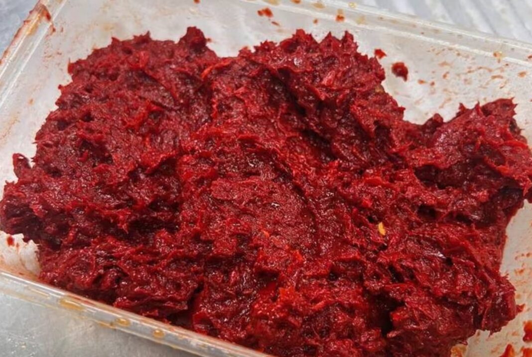 A homemade chilli paste found to contain brodifacoum, the active ingredient in rat poison which causes problems with blood clotting. Photograph Queensland Health_the_guardian
