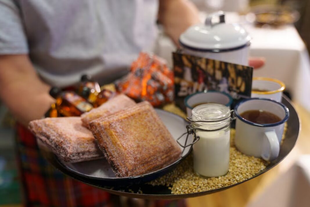 Caroline Velik's winning porridge jaffle, inspired by one of her mother's recipes. (Supplied Michael Harley)