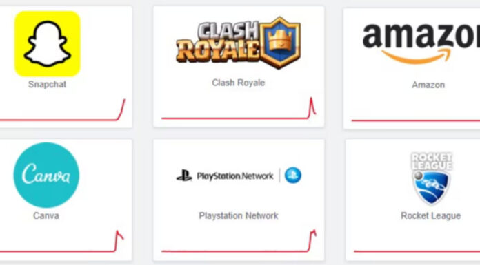 호주, AWS 장애로 전 세계 인터넷 플랫폼 접속 불가 Down detector shows mass outages linked to AWS. Picture Down Detector_news.com.au
