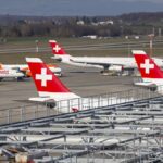 9.Geneva Airport in Switzerland, which is part of the Schengen Zone despite being outside of the EU. (AP)_9NEWS