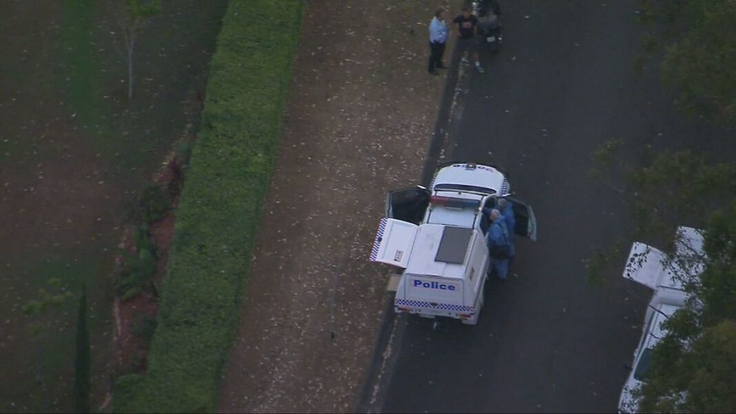 Police were called to perform a welfare check at the home about 12.45pm yesterday. (9News)