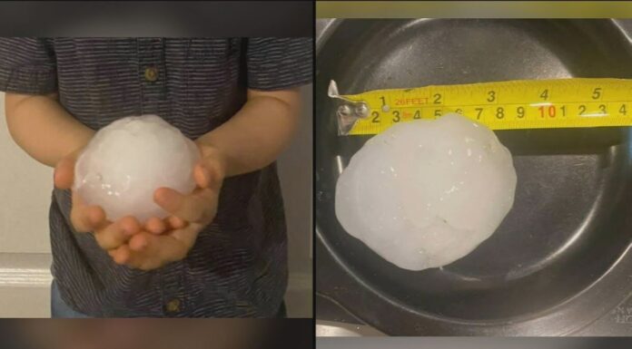 남동부 퀸즐랜드 수천 가구 거대한 폭풍우로 큰 피해입어 South-east Queensland storms dumped huge hail on Monday, November 24, 2025. (9News)