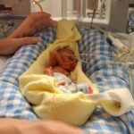 2.Charlie was born at Brisbane﻿ Mater Hospital on October 8 at just 26 weeks. (Supplied)_9news.com