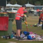 4.The council has also engaged professional event cleaners to rid the party site of rubbish, hopefully before sunrise on Boxing Day.﻿ (Nine)_9news