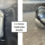 7.Two of the homemade bombs found at the scene in Bondi. (Supplied)_9news