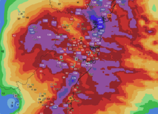 시드니 폭우, 500년에 한 번 올 강우 기록 Sydney was drenched in a delue on the weekend. (Weatherzone)_9news