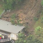 08.The landslide came close to completely destroying houses on Sydney’s Northern Beaches. (Nine)
