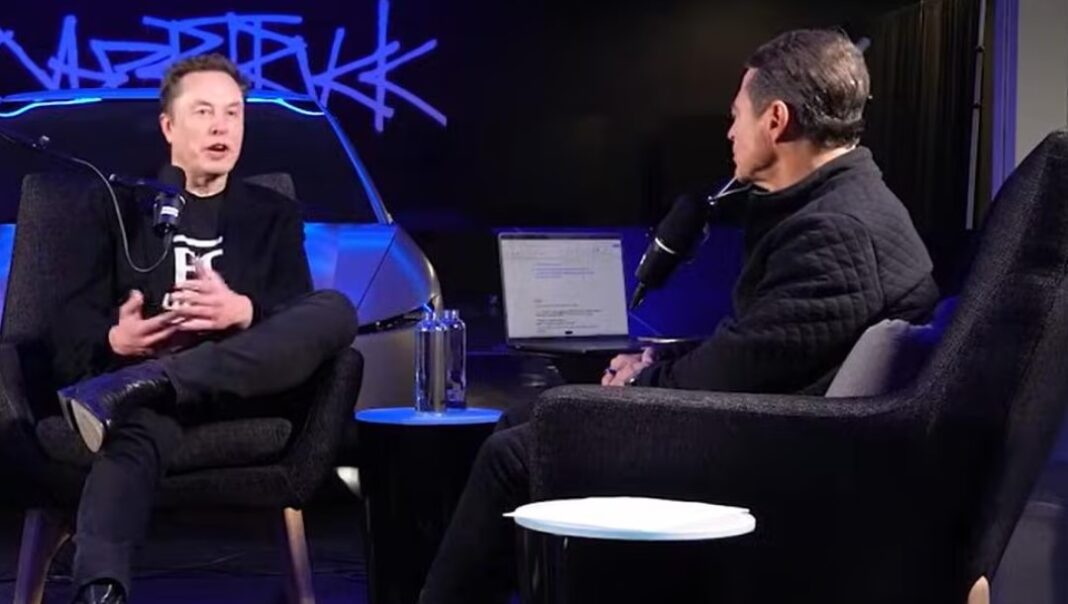 Elon Musk made the outlandish comments during a recent episode of the ‘Moonshots with Peter Diamandis’ podcast. Picture Peter H. DiamandisYouTube_news.com.au