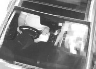 호주 운전 중 무심코 휴대전화 무릎에 올려두면 ‘벌금 폭탄’…최대 1200달러! A NSW driver caught resting their phone in their lap while behind the wheel. (SuppliedTransport for NSW)_9news