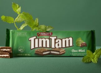 시드니, 팀탐 초코민트 맛 출시 Arnott's has released a Choc Mint flavour. Yummm._NEWS.COM.AU