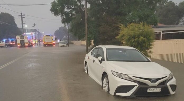 폭우로 시드니 모스만 배수로 추락 사고 Heavy rain and floods have lashed parts of Sydney. (Nine)