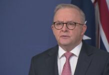 알바니지 호주총리 이란 최고지도자 사망소식에 “ 애도받지 못할것” 메세지 Anthony Albanese has said his government supports US taking action against Iran. (Nine)