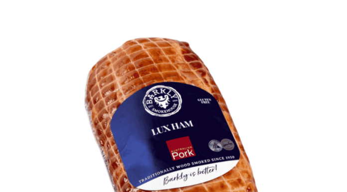 NSW와 빅토리아, 리스테리아균 오염 가능성으로 슈퍼마켓 1.9kg Lux 햄 리콜 A recall has been issued for Barkly Smokehouse's Lux Ham 1.9 kg with a use by date of May 6, 2026, over concerns of listeria contamination. (NSW Food Authority)