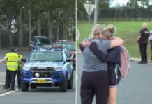 캠벨타운 TAFE, 총기 소지 여성 신고에 봉쇄… Hundreds of students were ordered to hide under desks and tables following a reported sighting of a woman carrying a gun. Credit 7NEWS