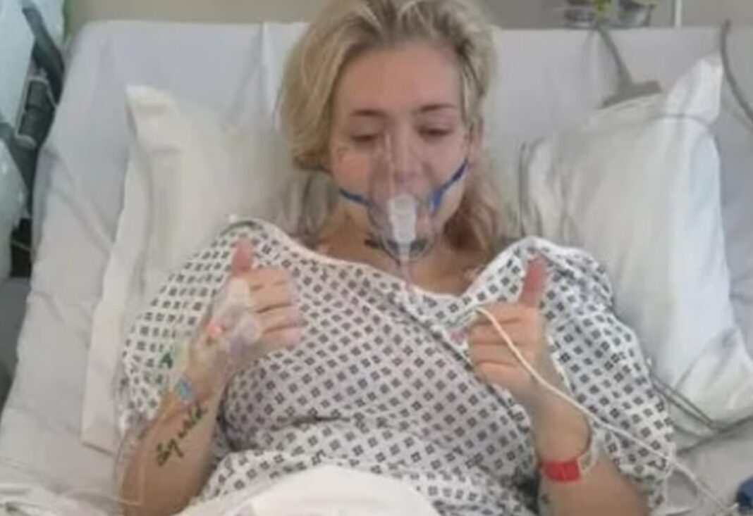 Kayley Boda was diagnosed with stage four lung cancer earlier this month._picture_GoFounMe_news.com.au