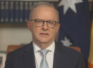 국가 비상 내각회의 – 중동발 에너지 위기 호주 4단계 대책 Prime Minister Anthony Albanese's address to the nation received mixed reviews. (Nine)