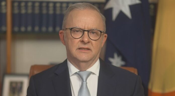 국가 비상 내각회의 – 중동발 에너지 위기 호주 4단계 대책 Prime Minister Anthony Albanese's address to the nation received mixed reviews. (Nine)
