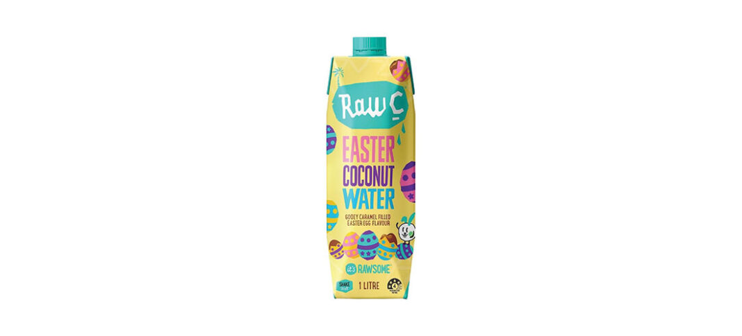 Raw C Easter Coconut Water. Credit 7NEWS