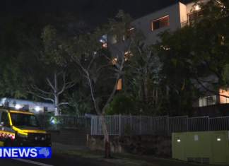 시드니 카슬힐 아파트 발코니 추락 사망 사건발생 Neighbours have described waking to screams after a man died in a suspected balcony fall in Castle Hill. (Nine)_9news