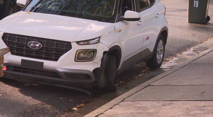 시드니 동부 바우스클루스에서 차량 연쇄 충돌 및 주택 침입 사건 발생 Police were told a car had smashed into several vehicles before the driver fled on foot. (9News)