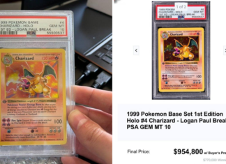 포켓몬 카드 호주 소매업체들의 생존 전략으로 부상하는 방법 The card went on to sell for more than $950,000. (Supplied)_9news