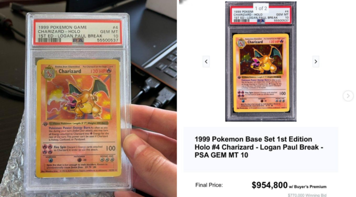 포켓몬 카드 호주 소매업체들의 생존 전략으로 부상하는 방법 The card went on to sell for more than $950,000. (Supplied)_9news