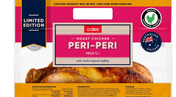 콜스, 페리페리 로스트치킨 판매 종료 Coles is discontinuing its Peri-Peri roast chicken flavour. Coles_9news