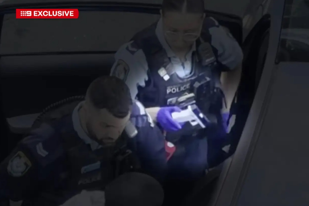 Police searched the vehicle and found an imitation pistol, which they took for forensic examination. 9News
