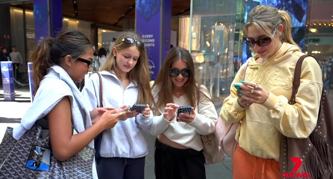 Some teenagers are spending up to 11 hours on their phones. Credit 7NEWS