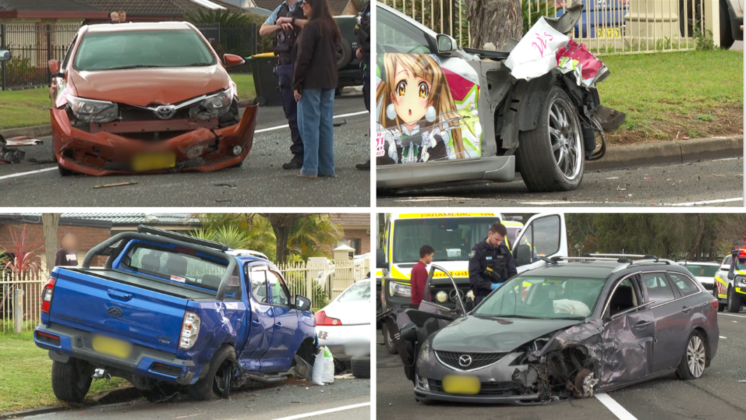 7.The driver was allegedly drunk. Credit 7NEWS The driver was allegedly drunk. Credit 7NEWS