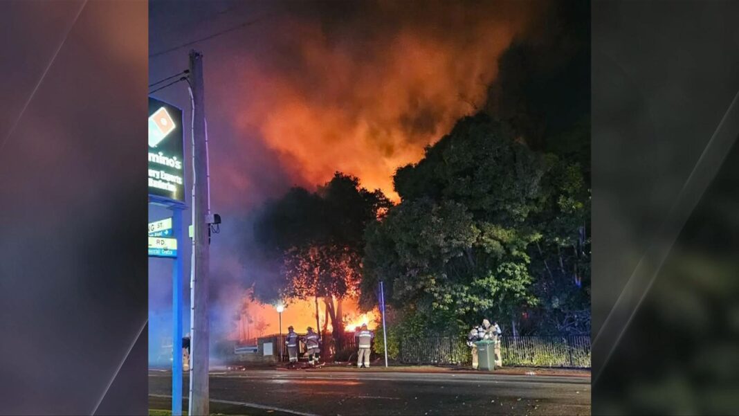 The cause of the blaze has yet to be determined. Credit Supplied_7NEWS