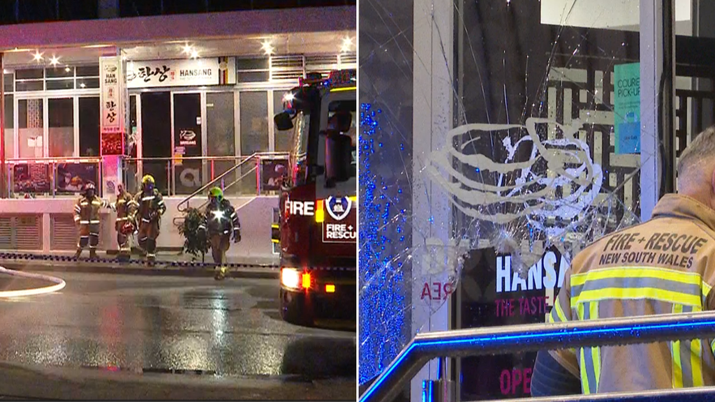 Police have launched an investigation into a suspicious fire at a Korean restaurant in Strathfield. Credit 7NEWS
