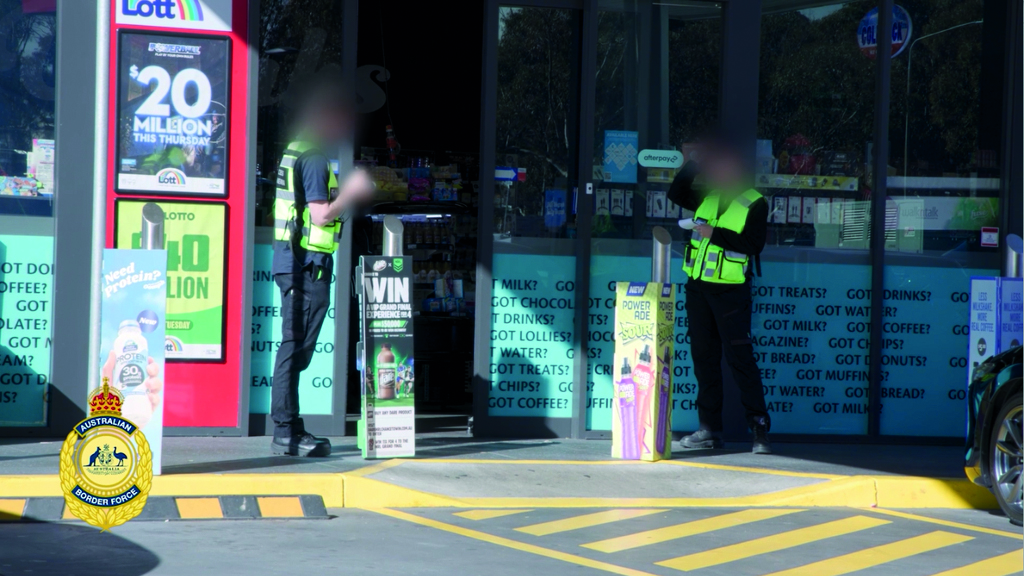 The operation was carried out across six states and territories on Tuesday morning. Credit ABF, 7news