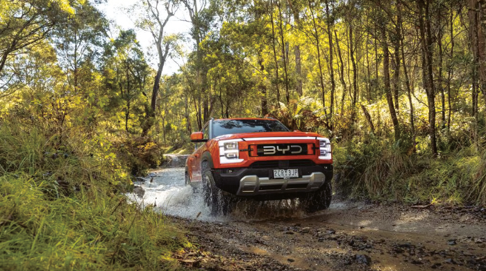 BYD has recalled its Shark 6 ute to address spare wheels that can fall off. Picture Supplied, NEWS.COM.AU