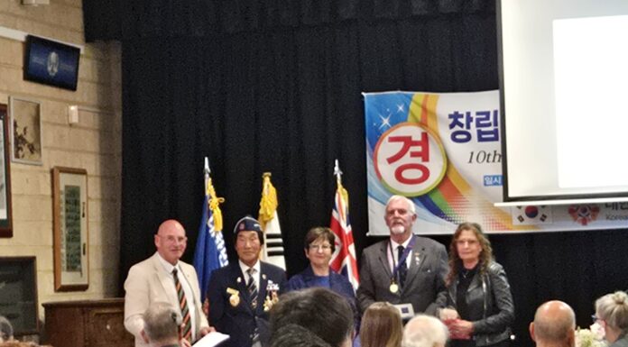 대한민국재향군인회 호주 서부지회, 창립 10주년 및 참전용사 보은 오찬 개최