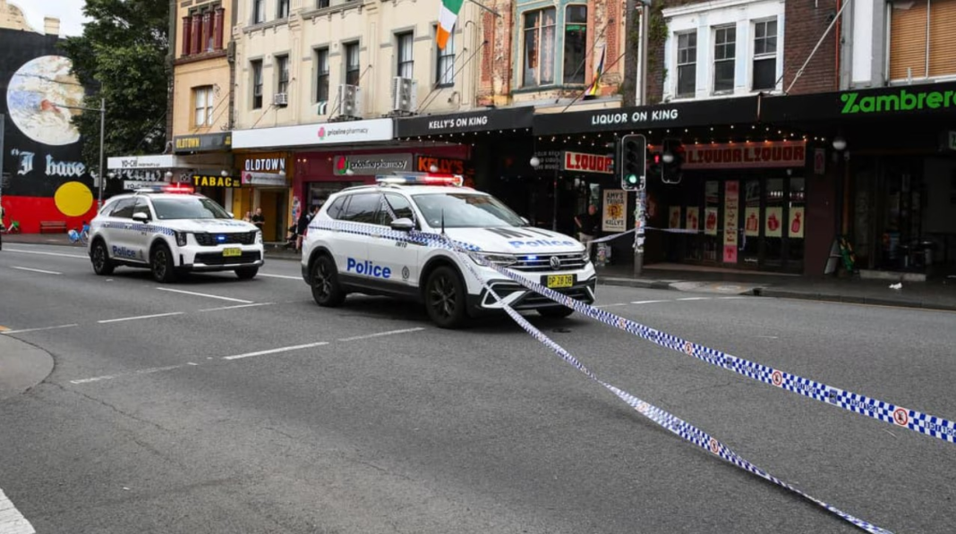 1.A woman has been tased and arrested by police after she allegedly stabbed a man with a knife out the front of a popular cinema in Sydney’s inner-west. Picture NewsWire Gaye Gerard_NEWS.COM.AU A woman has been tased and arrested by police after she allegedly stabbed a man with a knife out the front of a popular cinema in Sydney’s inner-west. Picture NewsWire Gaye Gerard_NEWS.COM.AU