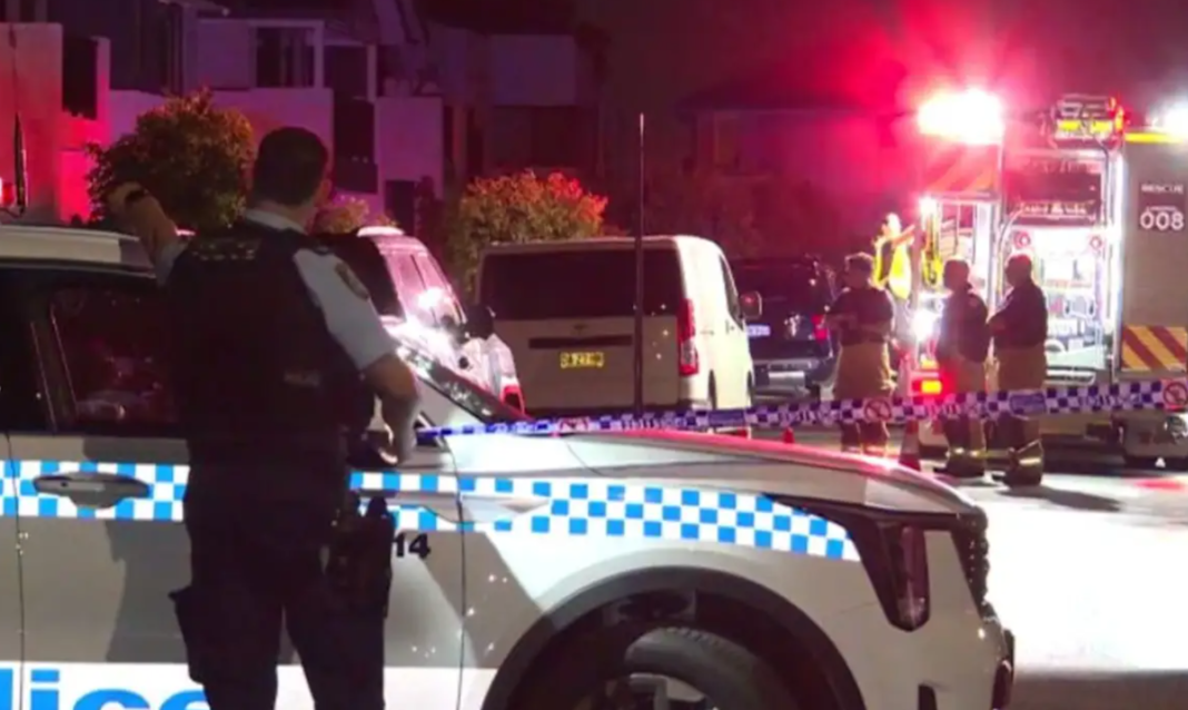 The home was sprayed with bullets as a woman and seven children slept inside. 9News