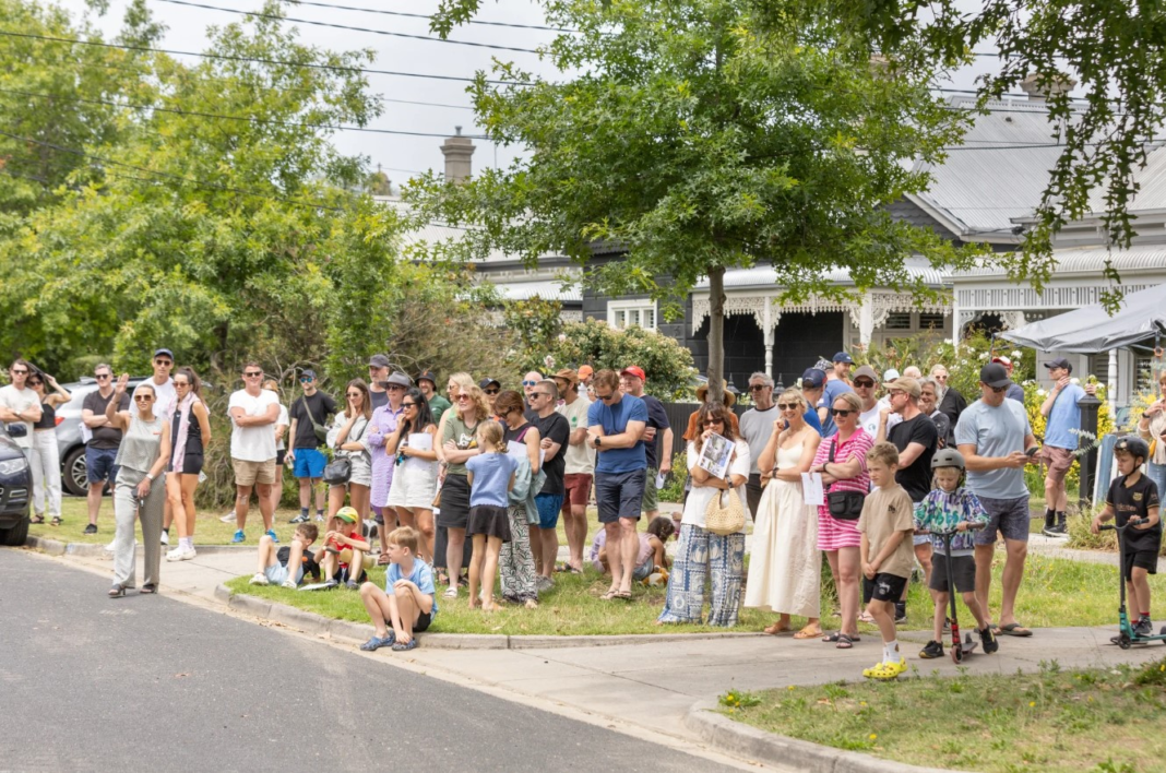 Two bidders refused to give at the auction of the Malvern East home, locked in exchange that shocked the auctioneer. Photo Jason South_domain.com.au
